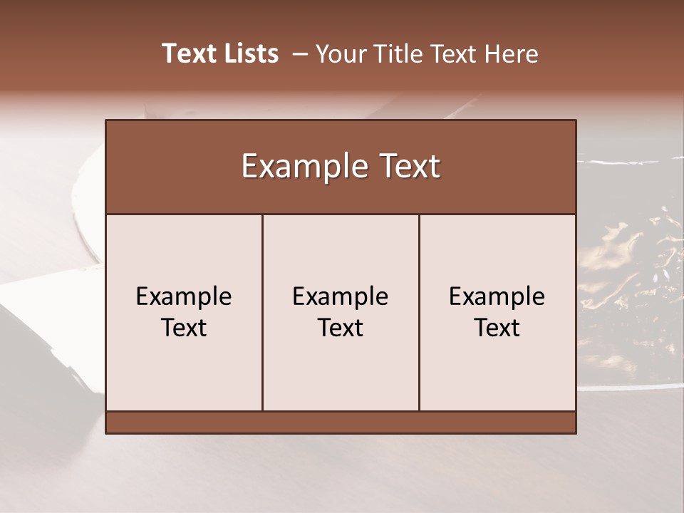 Chocolate Cake PowerPoint Template