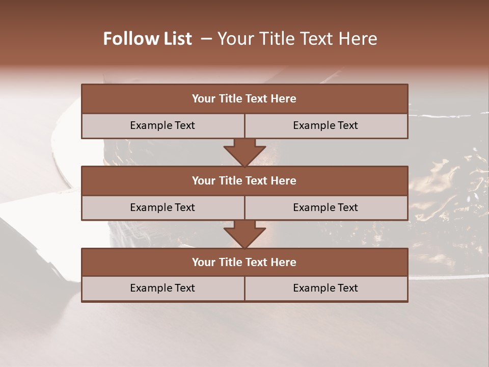 Chocolate Cake PowerPoint Template