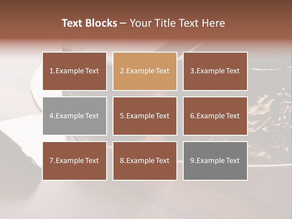 Chocolate Cake PowerPoint Template