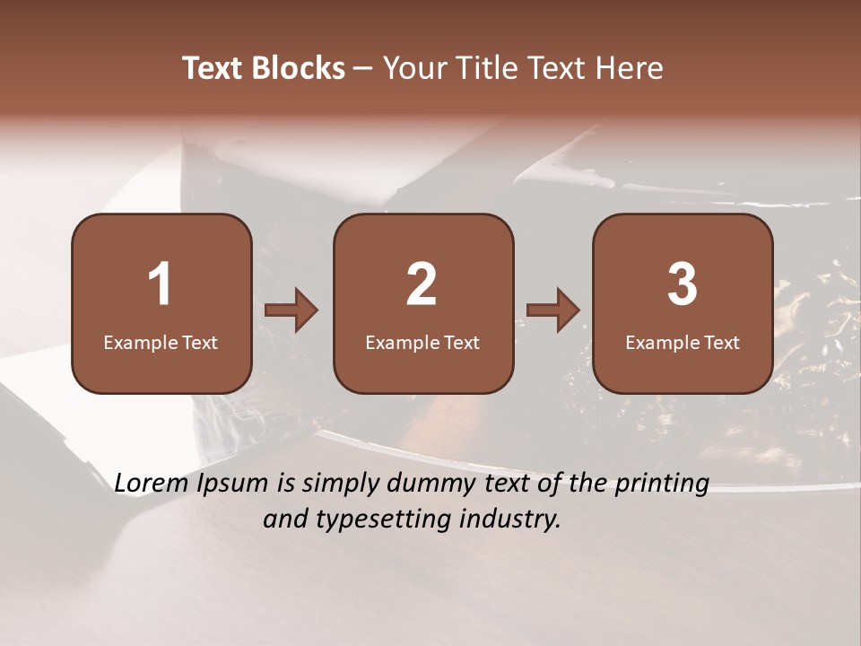 Chocolate Cake PowerPoint Template