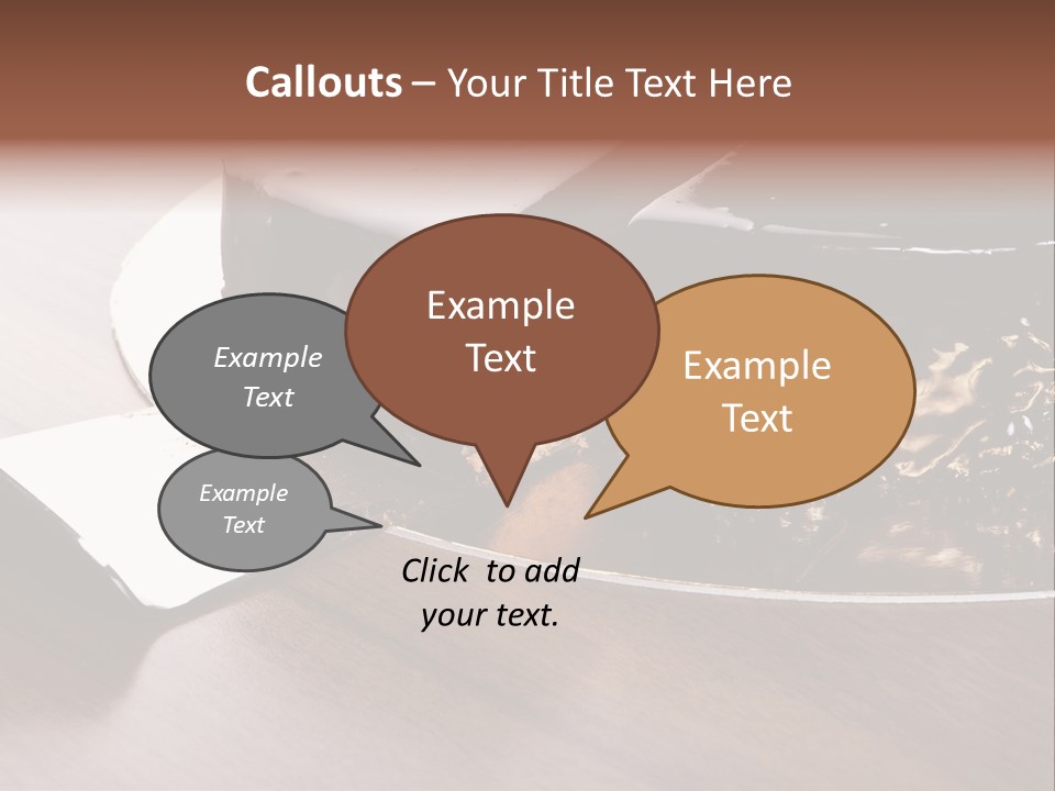 Chocolate Cake PowerPoint Template