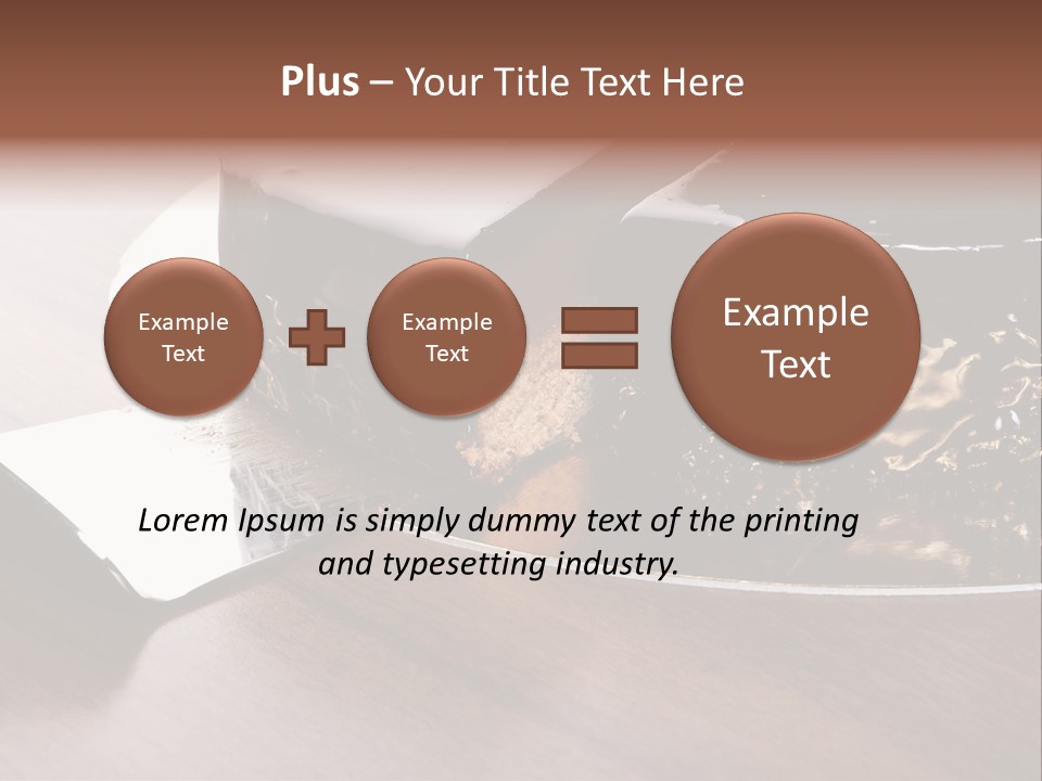 Chocolate Cake PowerPoint Template