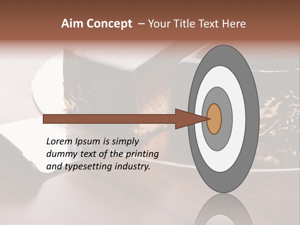 Chocolate Cake PowerPoint Template
