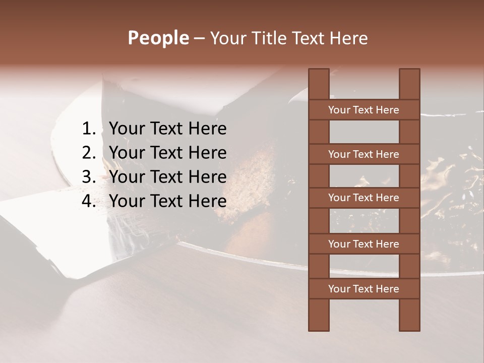 Chocolate Cake PowerPoint Template