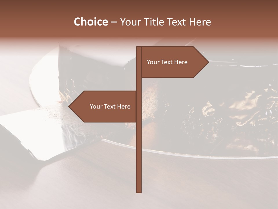 Chocolate Cake PowerPoint Template