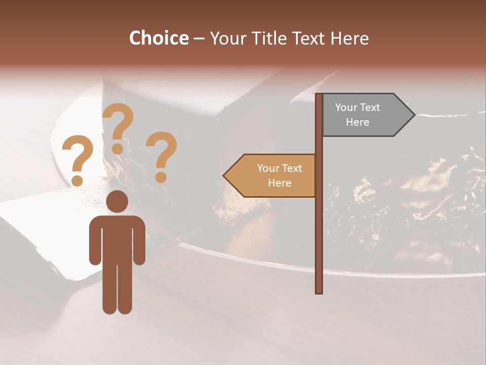 Chocolate Cake PowerPoint Template
