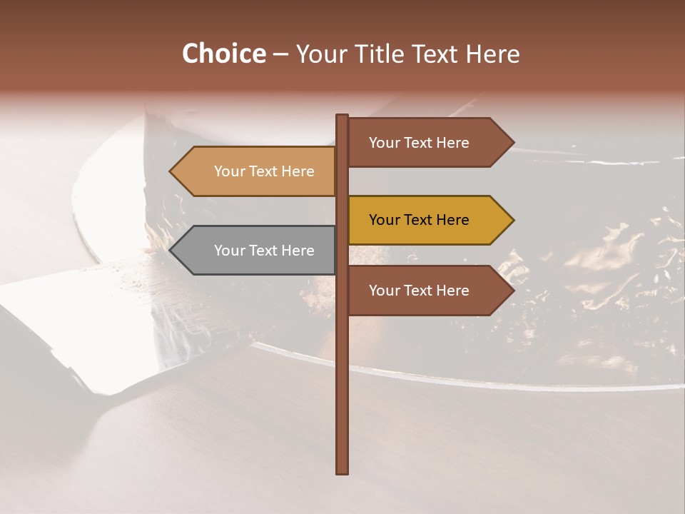 Chocolate Cake PowerPoint Template