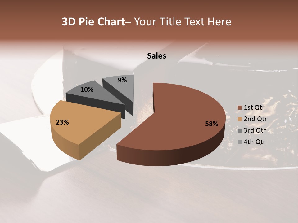 Chocolate Cake PowerPoint Template