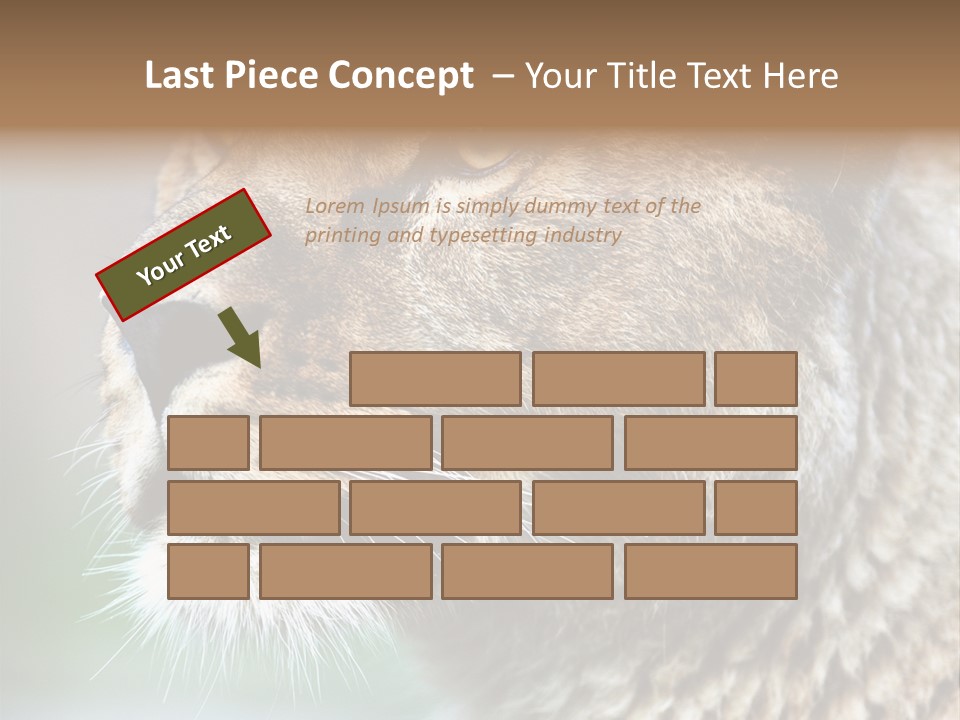 Leo Lioness PowerPoint Template