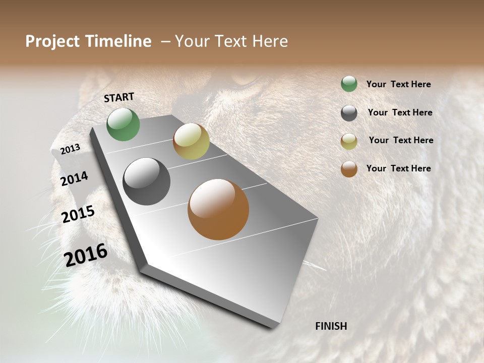 Leo Lioness PowerPoint Template