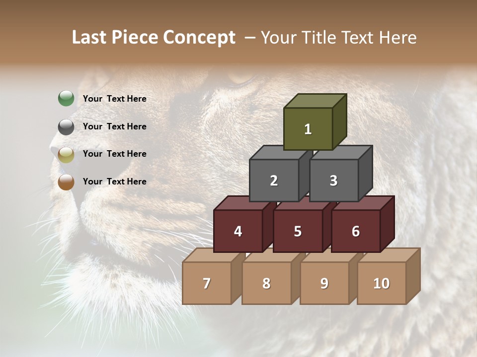Leo Lioness PowerPoint Template