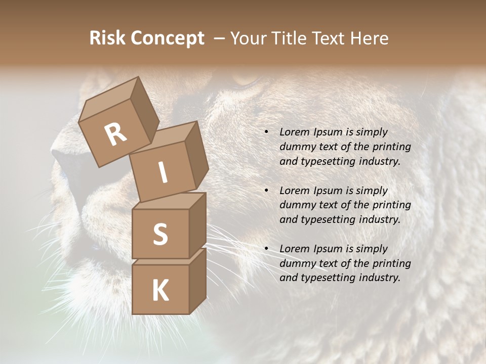 Leo Lioness PowerPoint Template