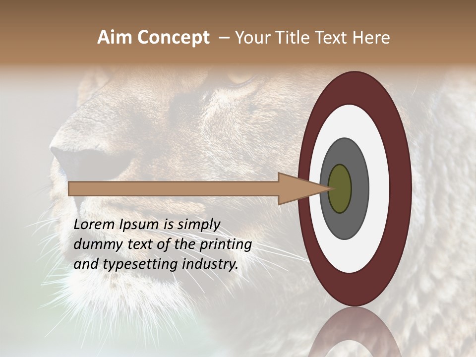 Leo Lioness PowerPoint Template