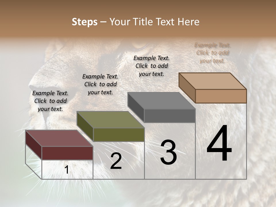 Leo Lioness PowerPoint Template
