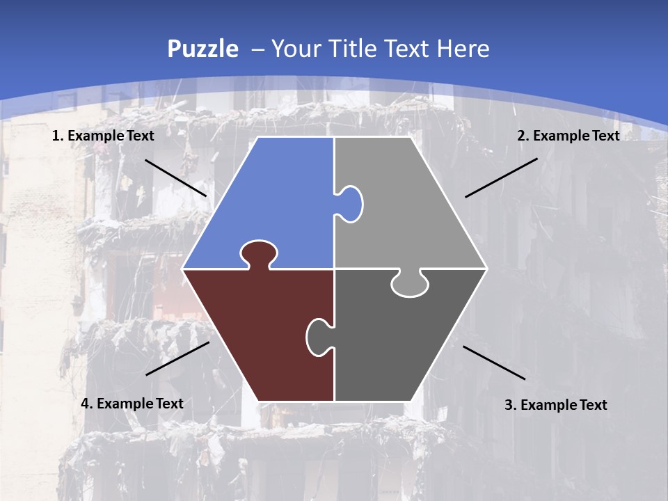 Residential Steel Break PowerPoint Template