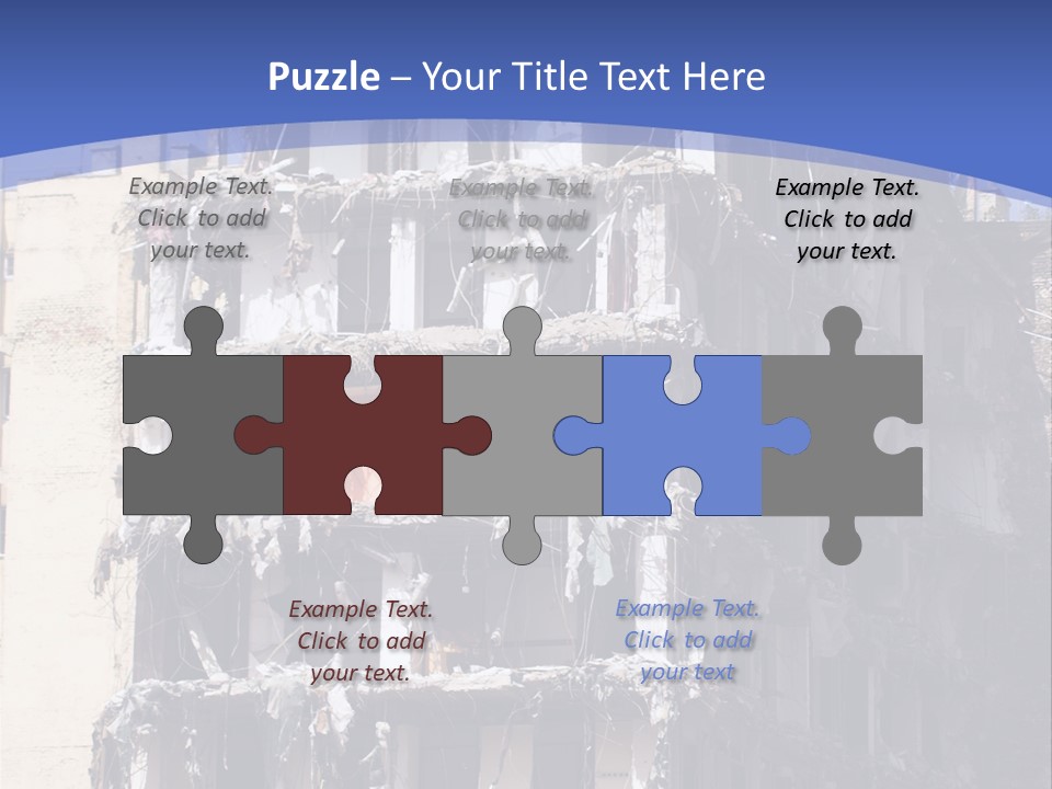 Residential Steel Break PowerPoint Template