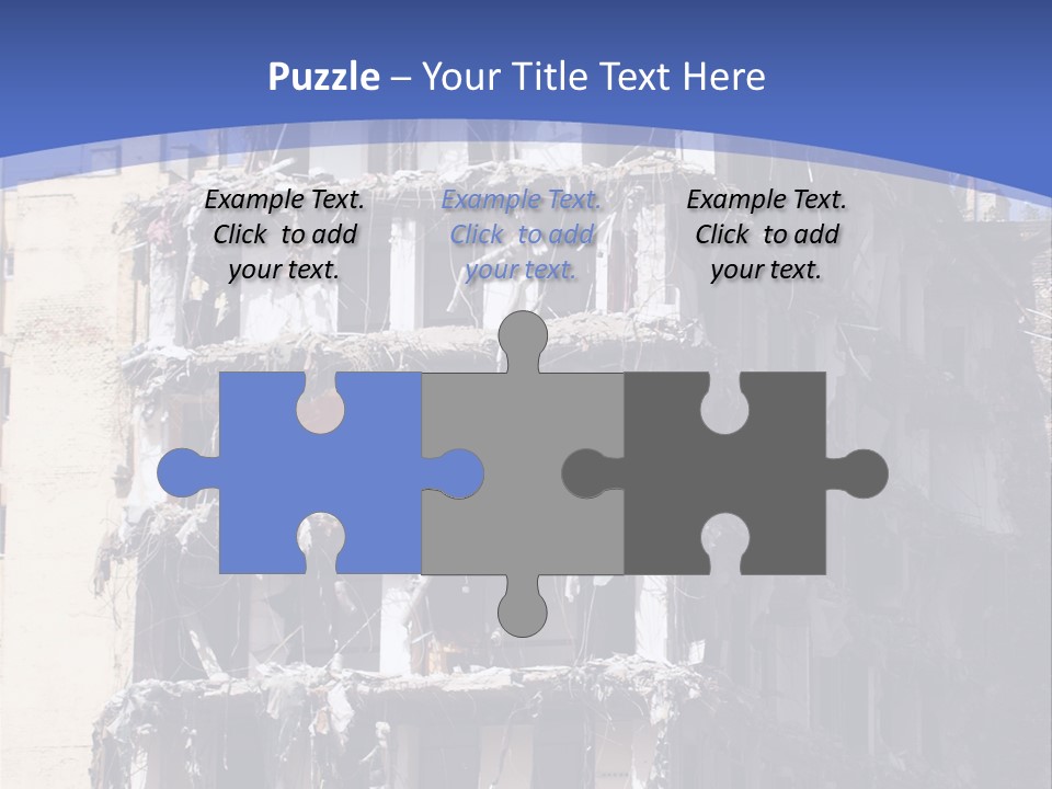 Residential Steel Break PowerPoint Template