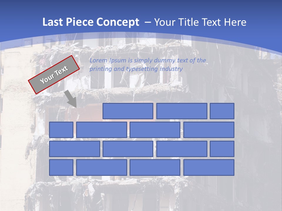 Residential Steel Break PowerPoint Template