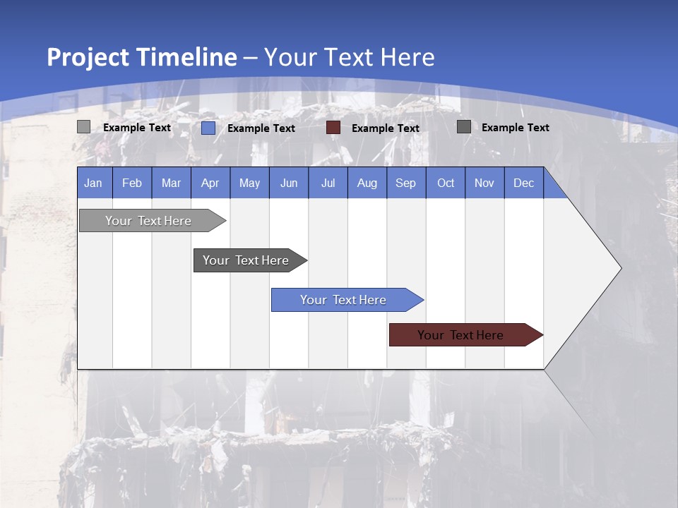 Residential Steel Break PowerPoint Template
