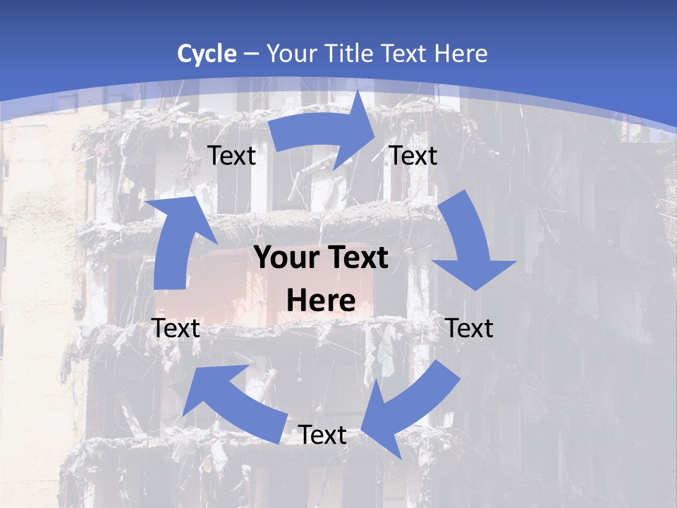 Residential Steel Break PowerPoint Template