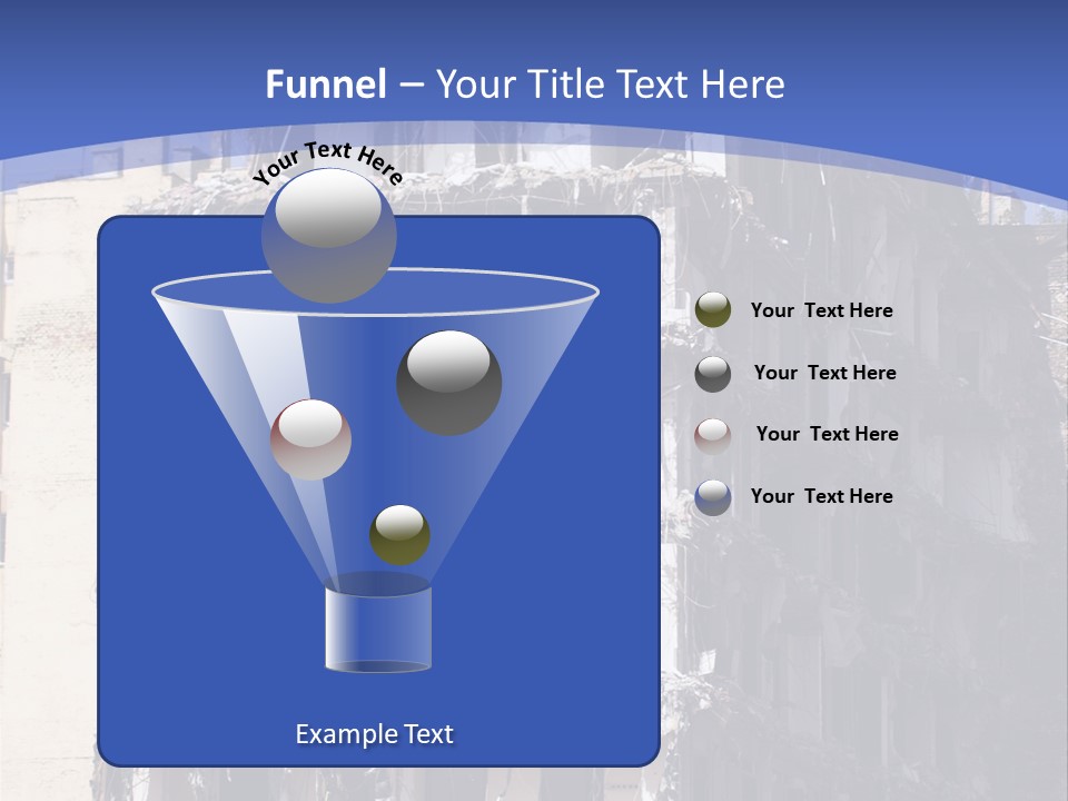 Residential Steel Break PowerPoint Template