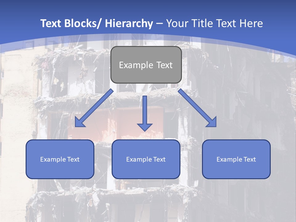 Residential Steel Break PowerPoint Template