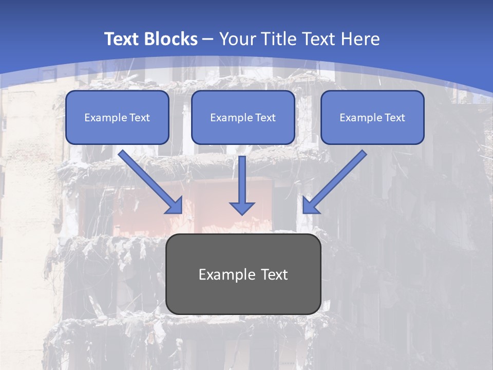 Residential Steel Break PowerPoint Template