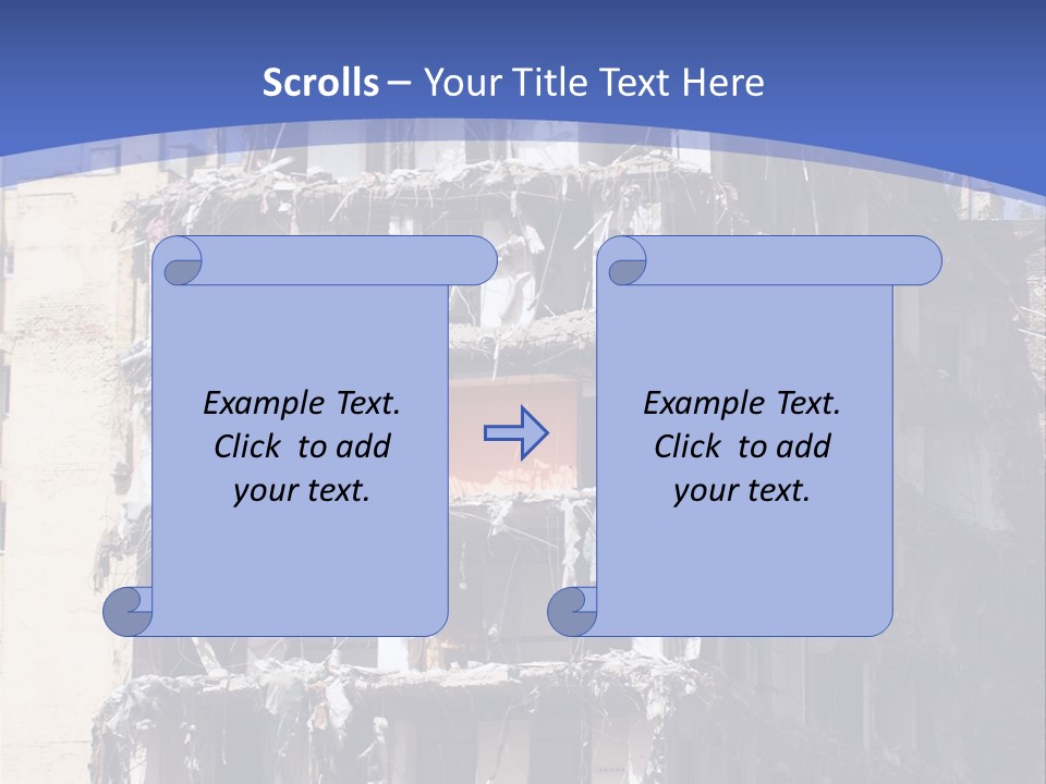 Residential Steel Break PowerPoint Template
