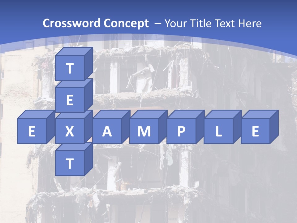Residential Steel Break PowerPoint Template