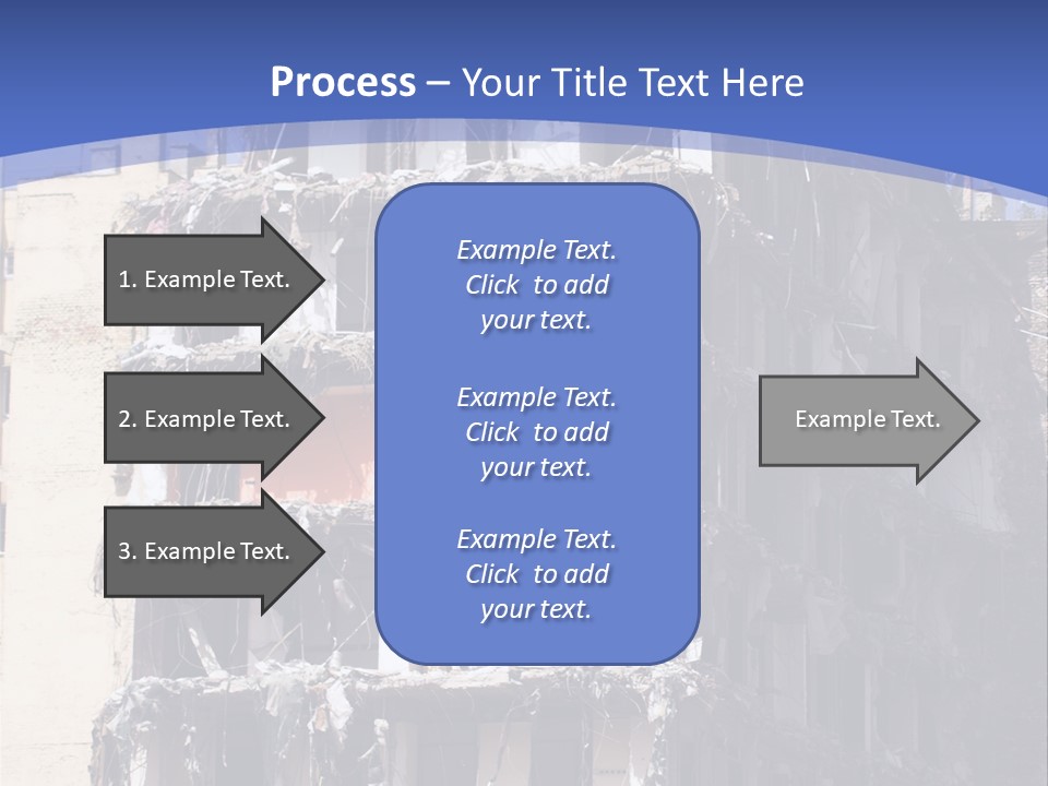 Residential Steel Break PowerPoint Template
