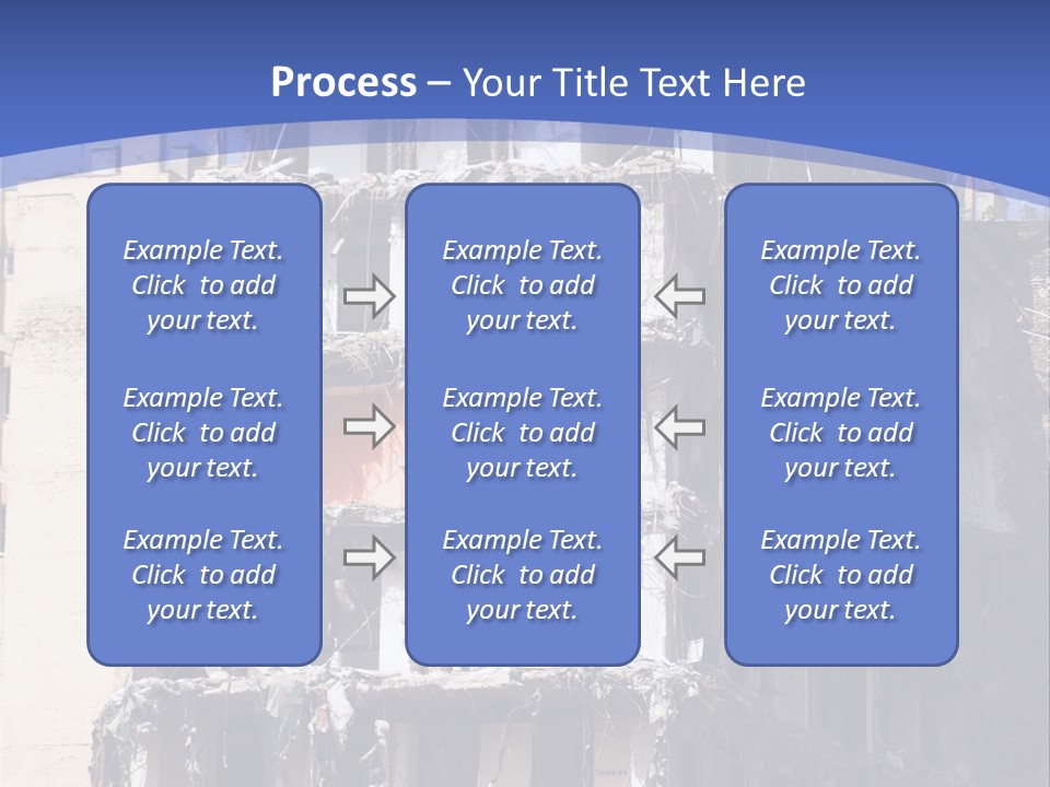 Residential Steel Break PowerPoint Template