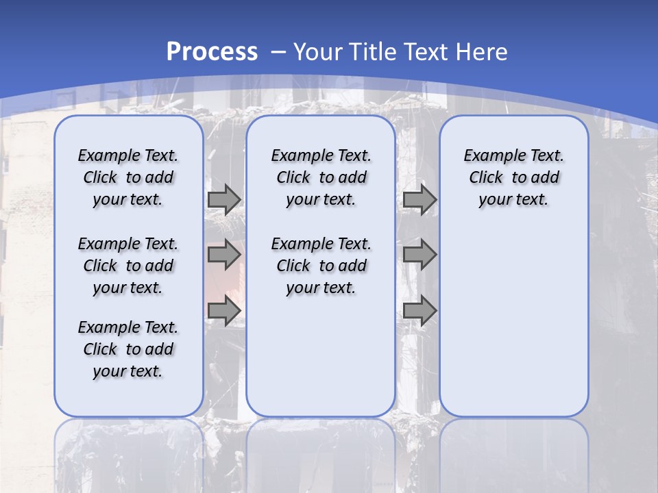 Residential Steel Break PowerPoint Template