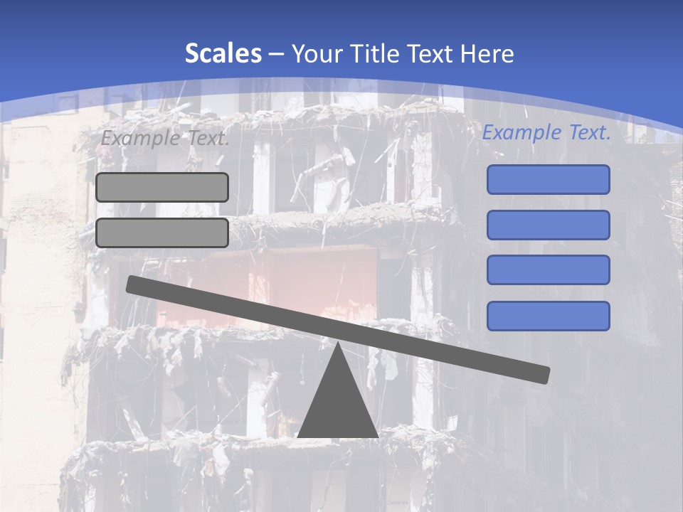 Residential Steel Break PowerPoint Template