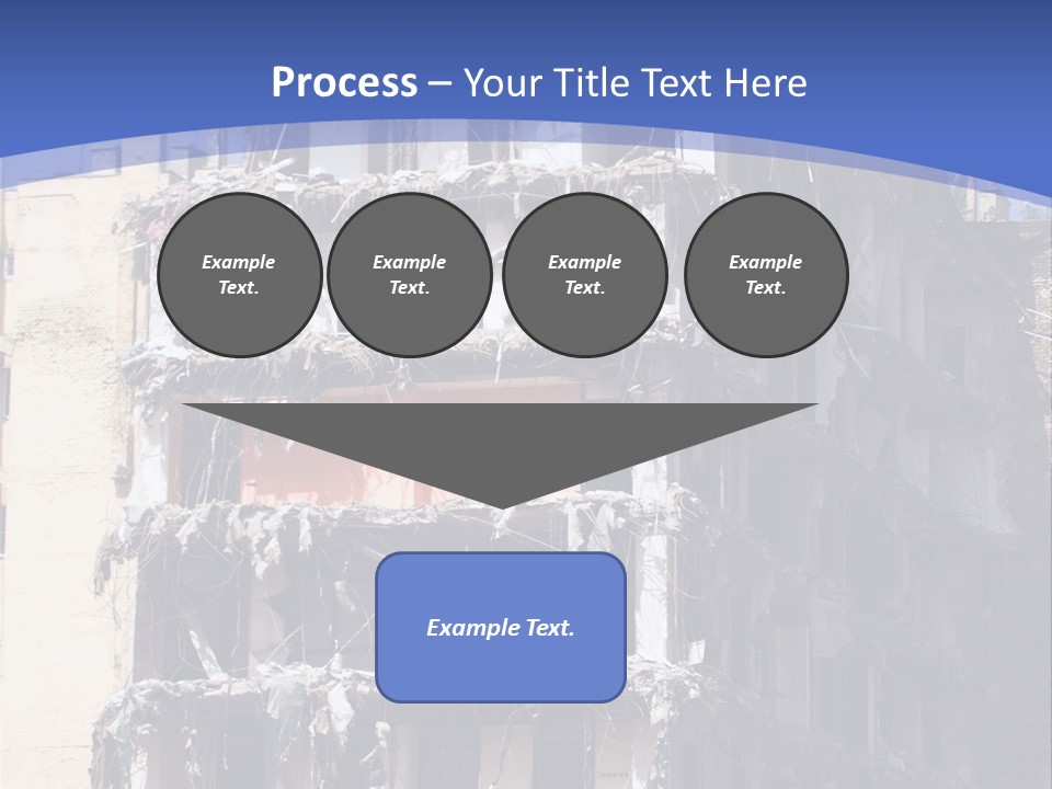 Residential Steel Break PowerPoint Template