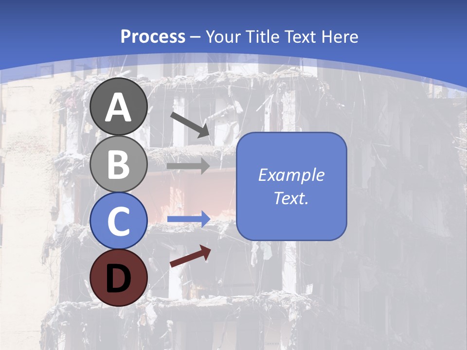 Residential Steel Break PowerPoint Template