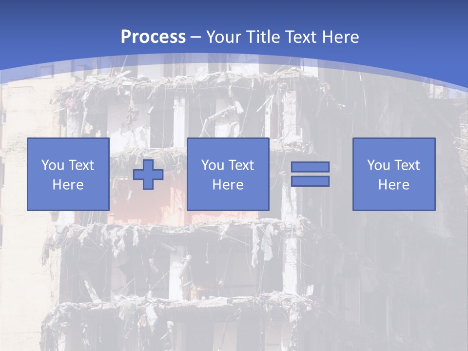 Residential Steel Break PowerPoint Template