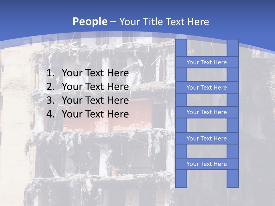 Residential Steel Break PowerPoint Template