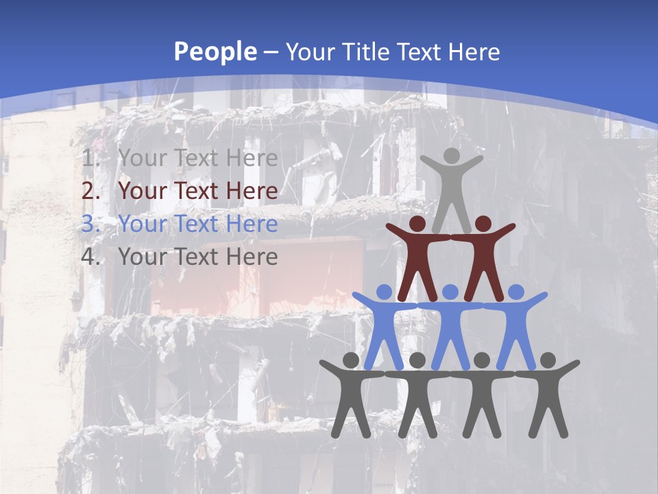 Residential Steel Break PowerPoint Template