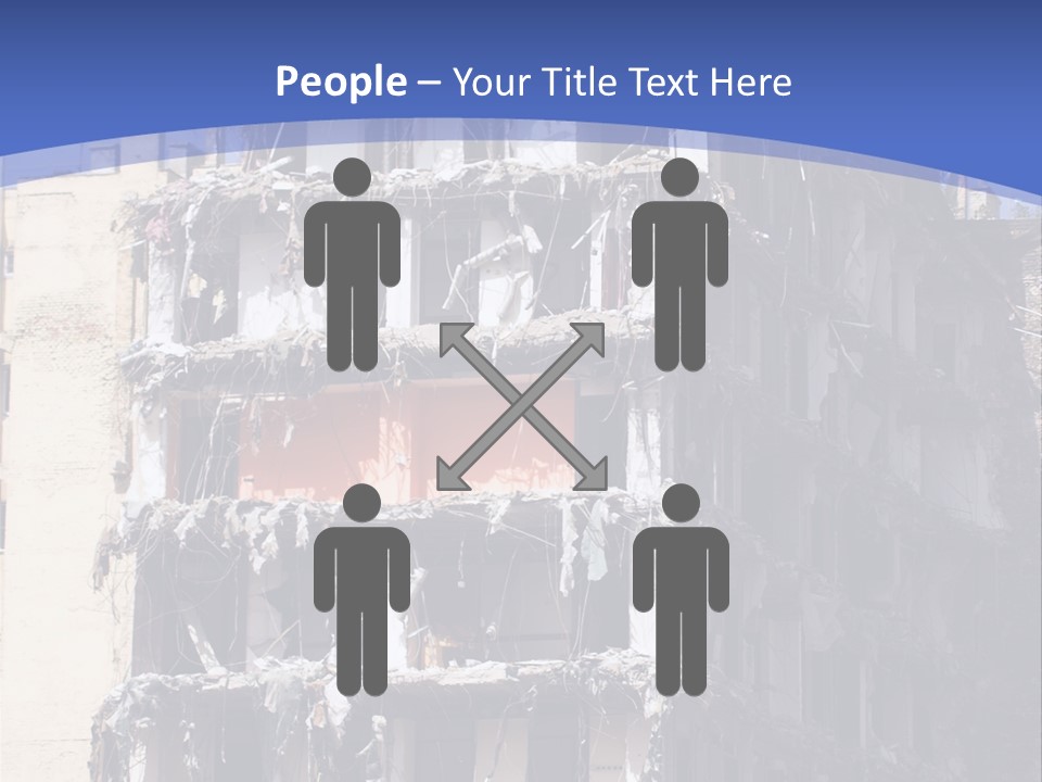 Residential Steel Break PowerPoint Template