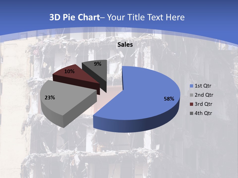 Residential Steel Break PowerPoint Template