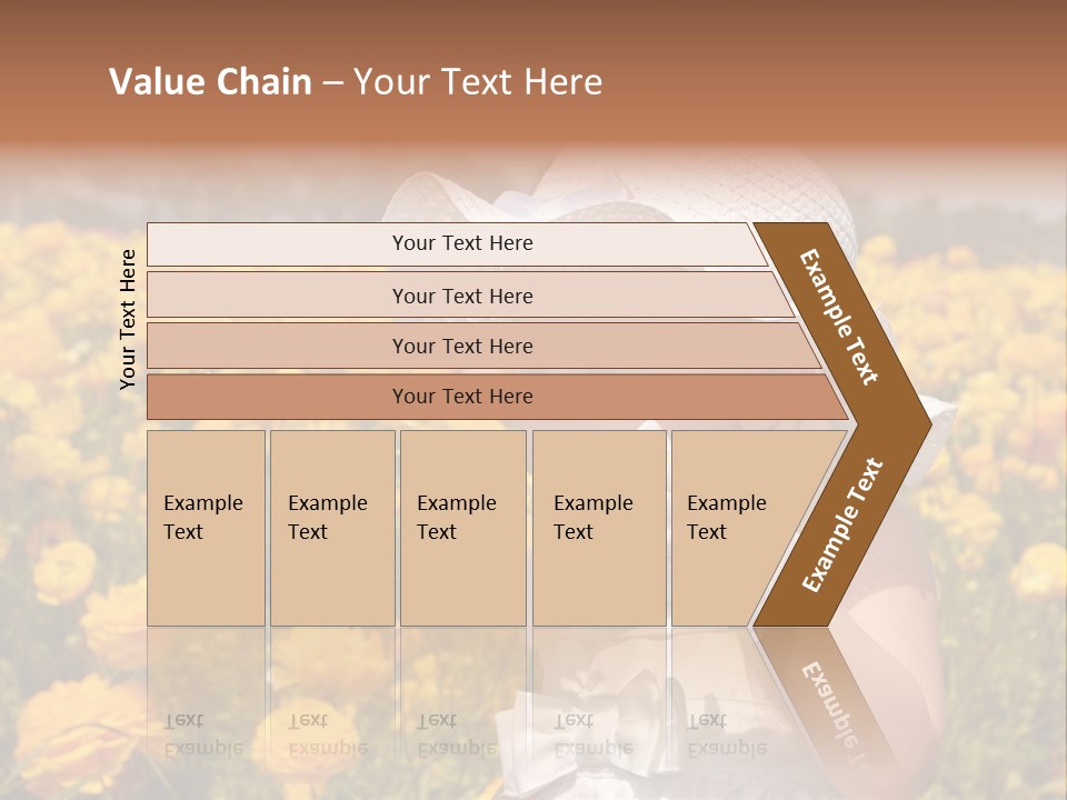 Little Child Blowing Bubbles PowerPoint Template