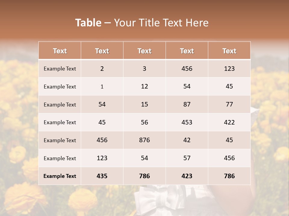 Little Child Blowing Bubbles PowerPoint Template