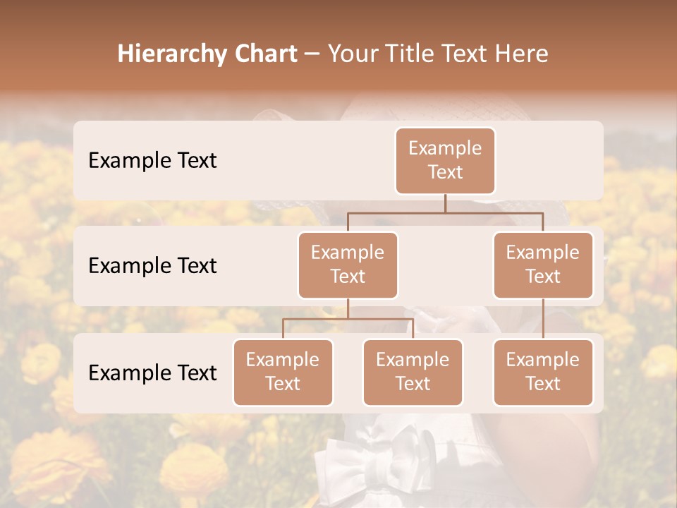 Little Child Blowing Bubbles PowerPoint Template
