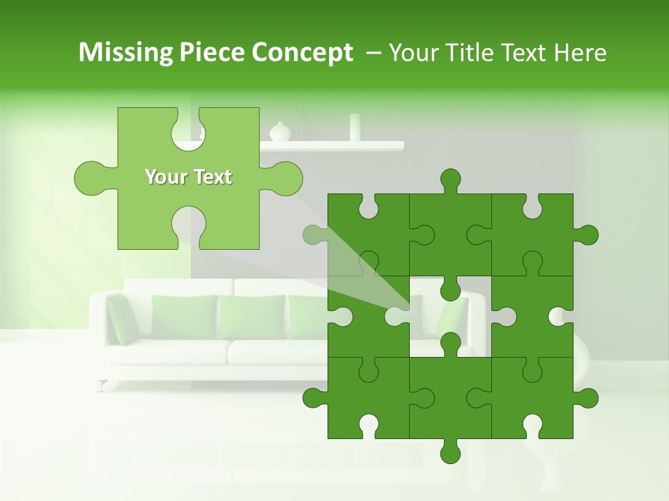 Green Interior PowerPoint Template