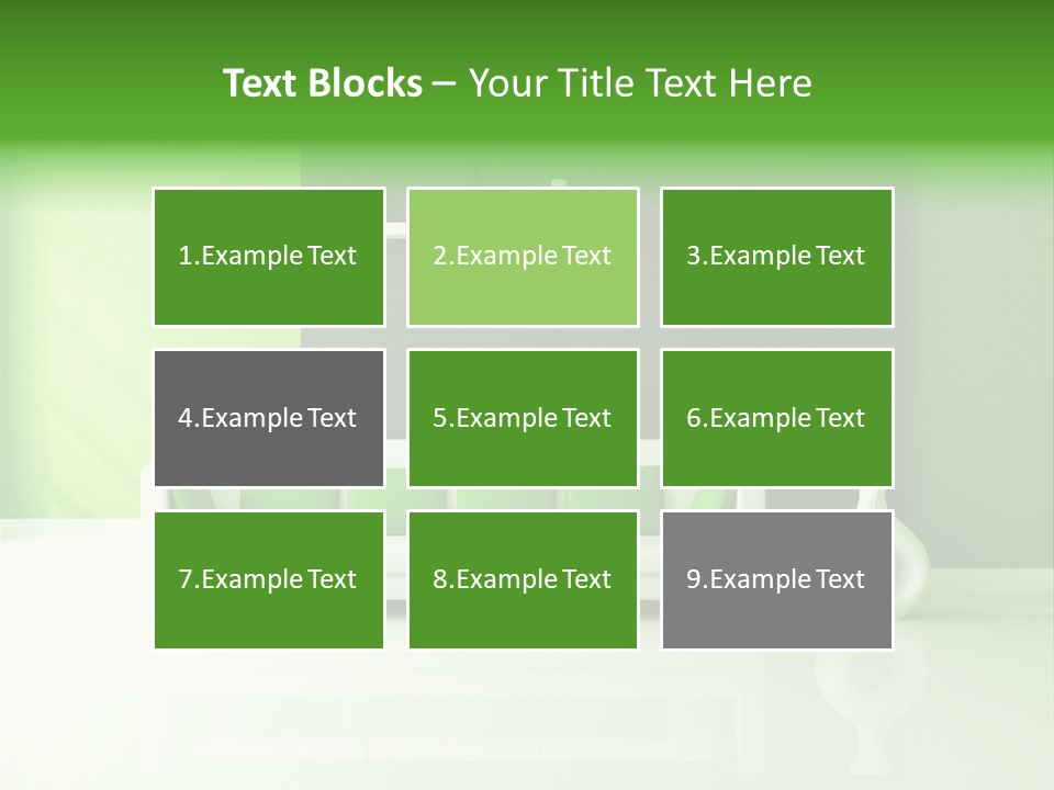 Green Interior PowerPoint Template