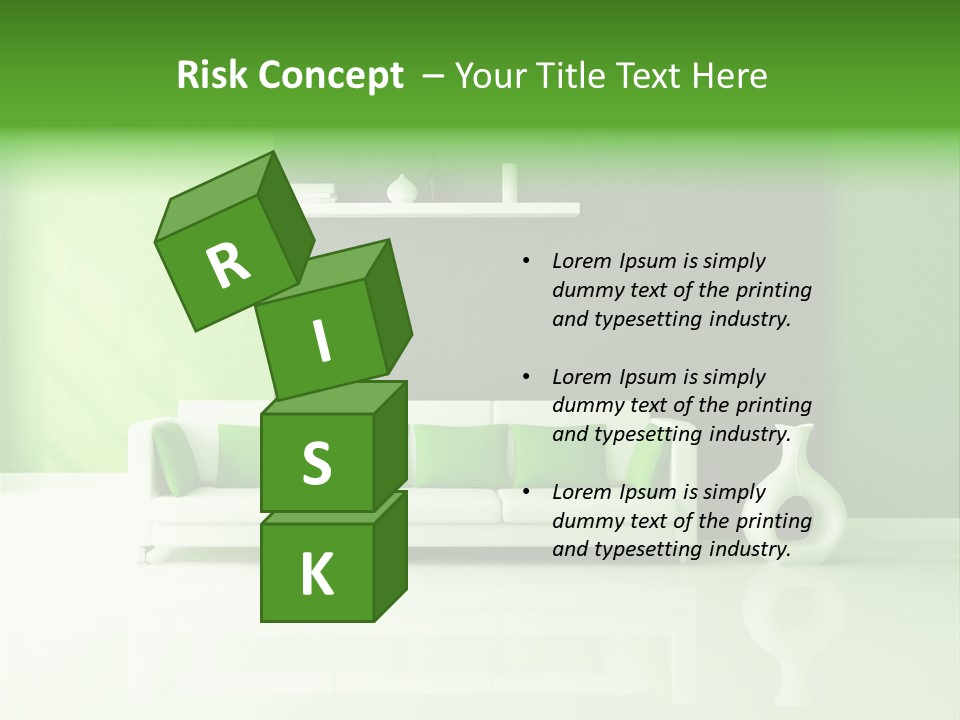 Green Interior PowerPoint Template