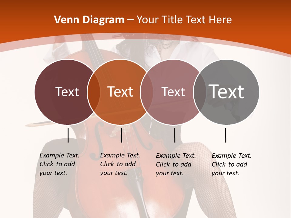 Girl Playing Cello PowerPoint Template