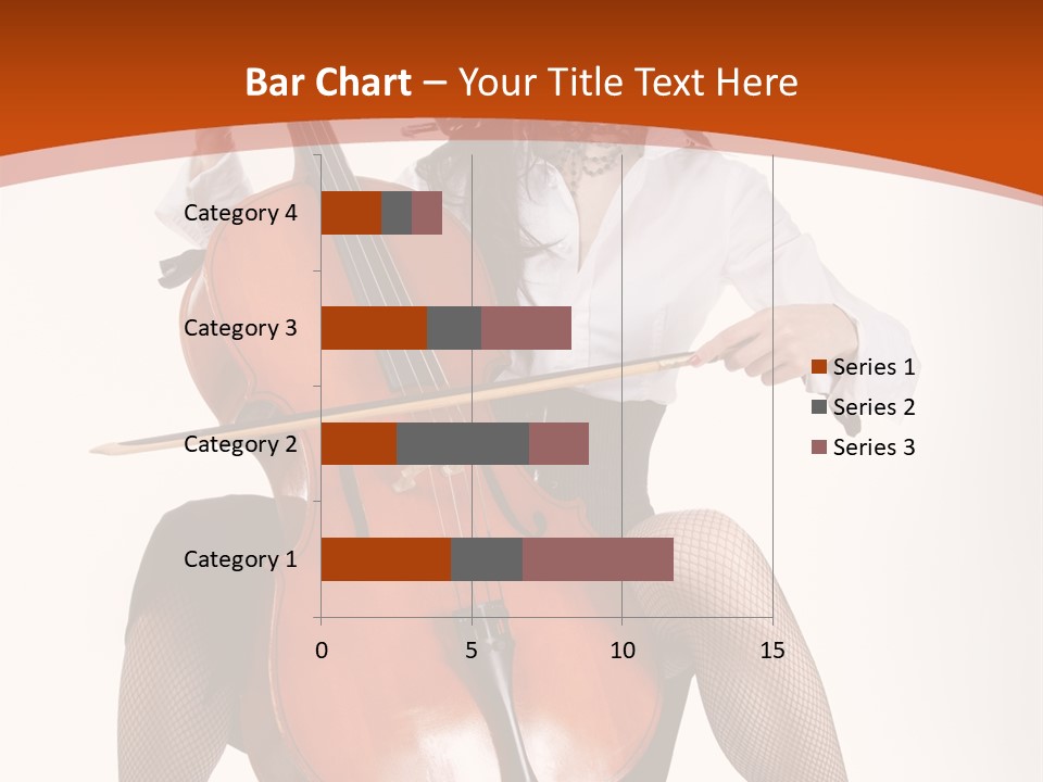Girl Playing Cello PowerPoint Template