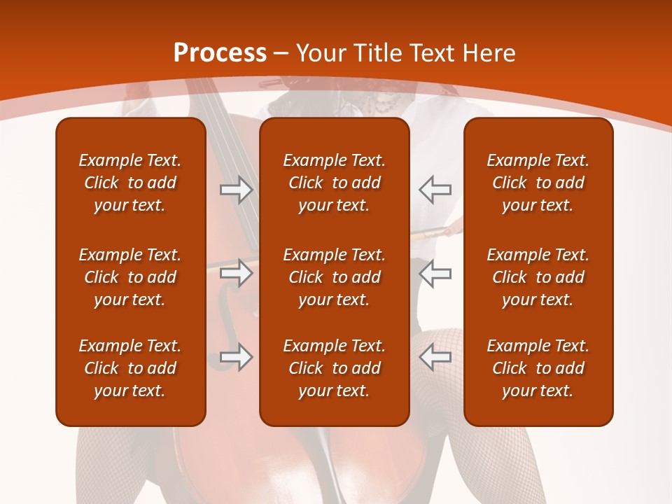 Girl Playing Cello PowerPoint Template