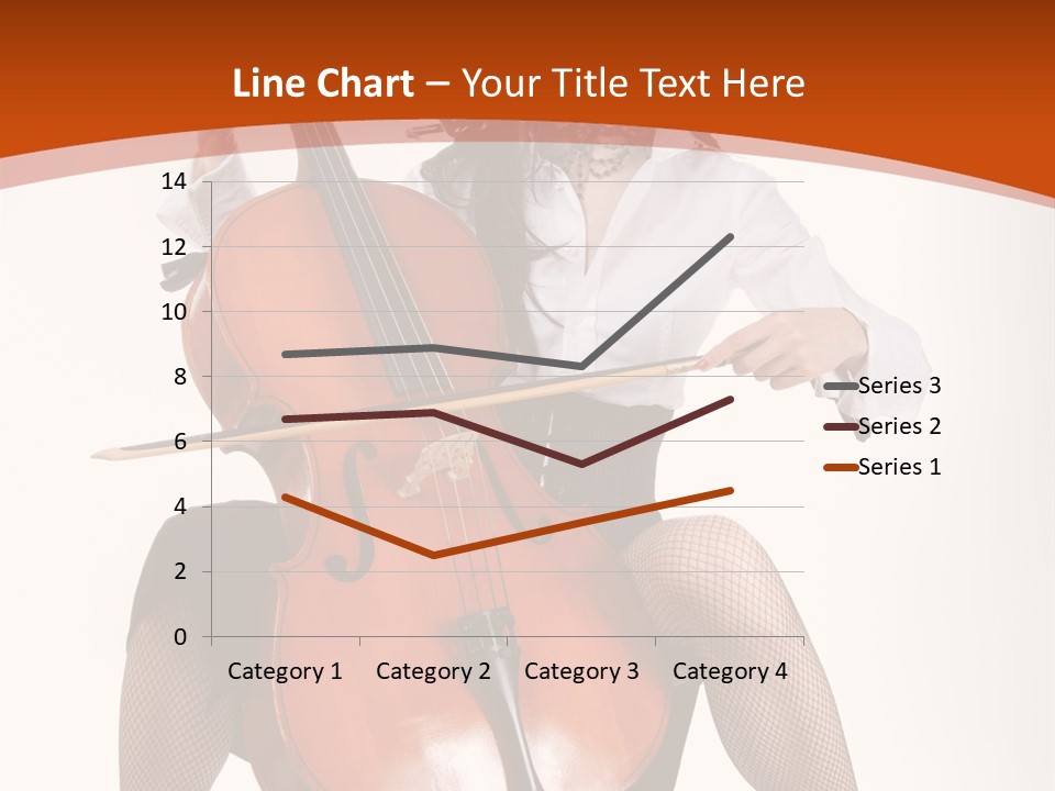 Girl Playing Cello PowerPoint Template